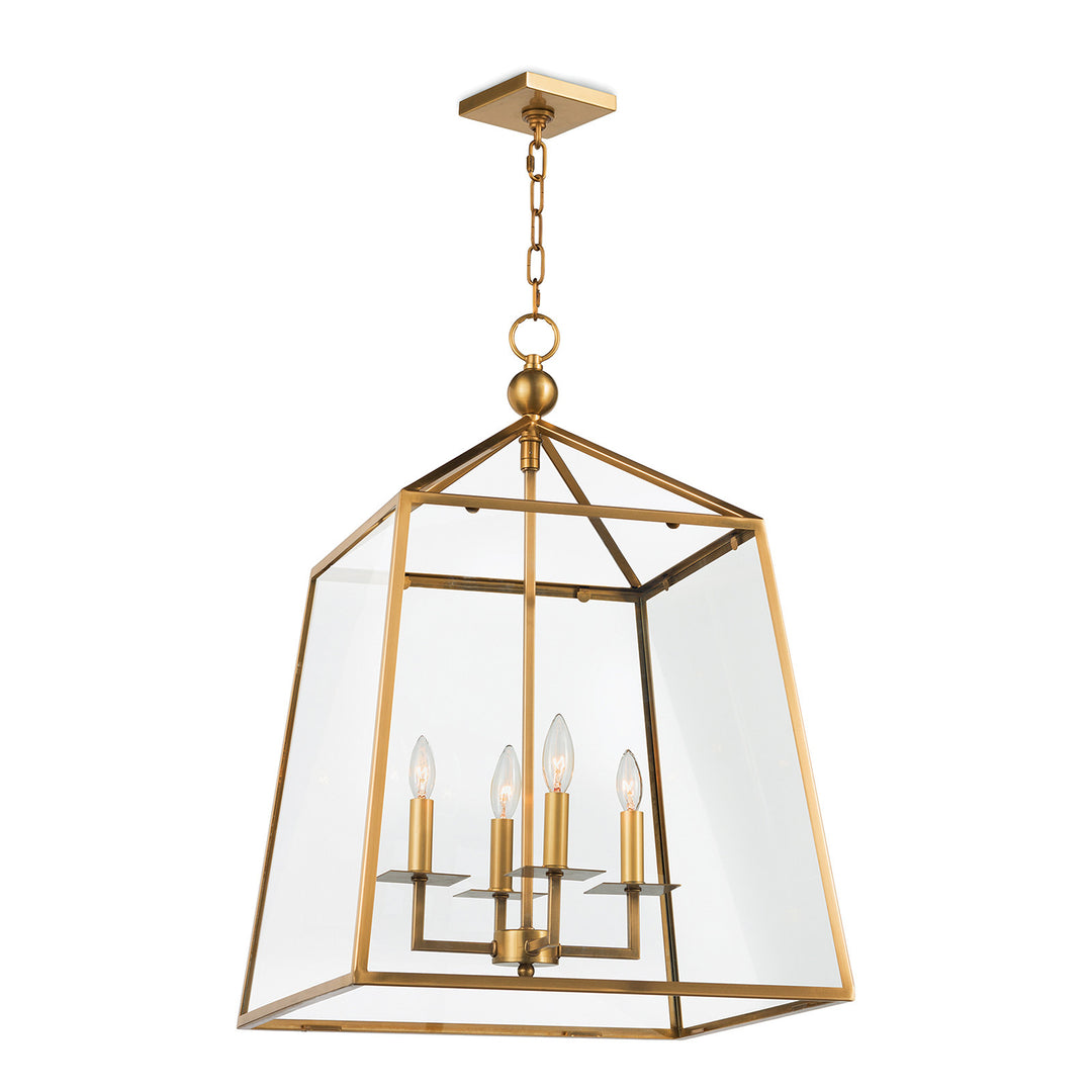 Cachet Lantern (Natural Brass)