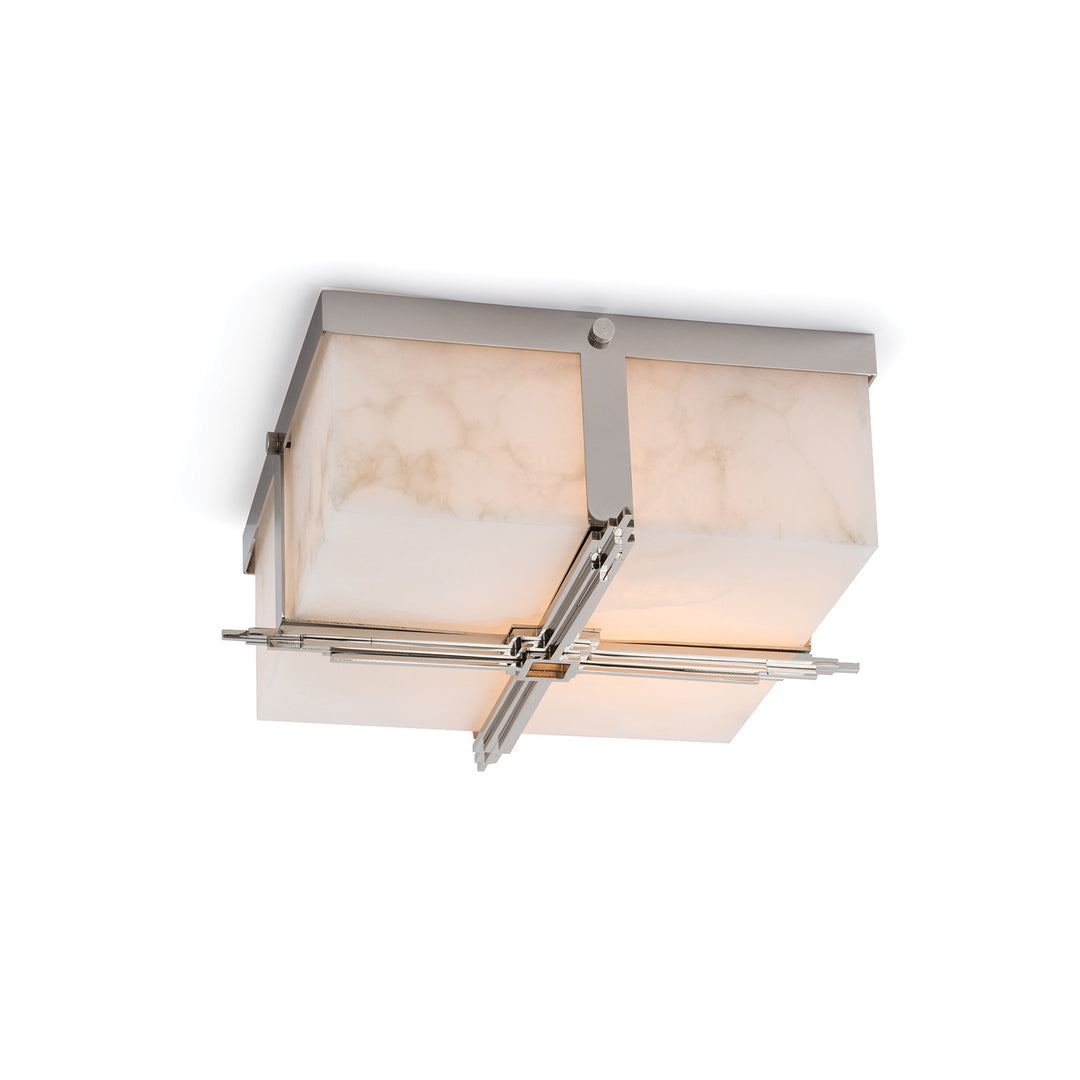 Gotham Flush Mount (Polished Nickel)