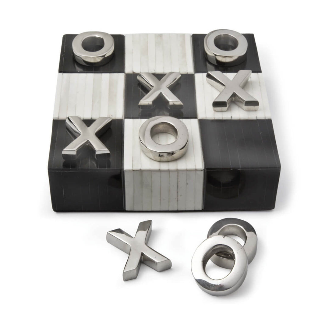 Tic Tac Toe Flat Board (Polished Nickel)