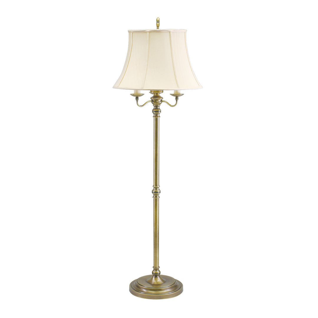 Newport Bridge Floor Lamp - Antique Brass