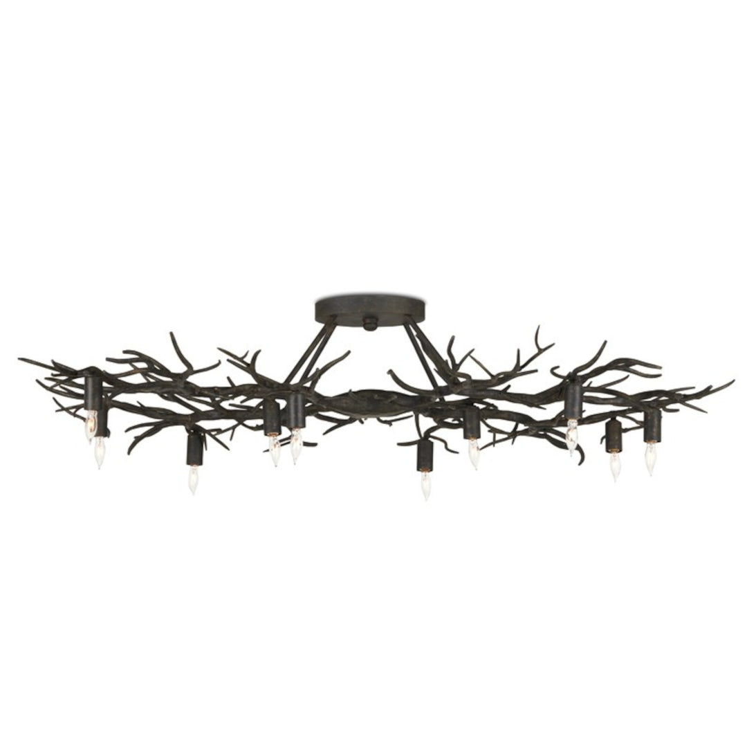 Rainforest Bronze Semi-Flush Mount