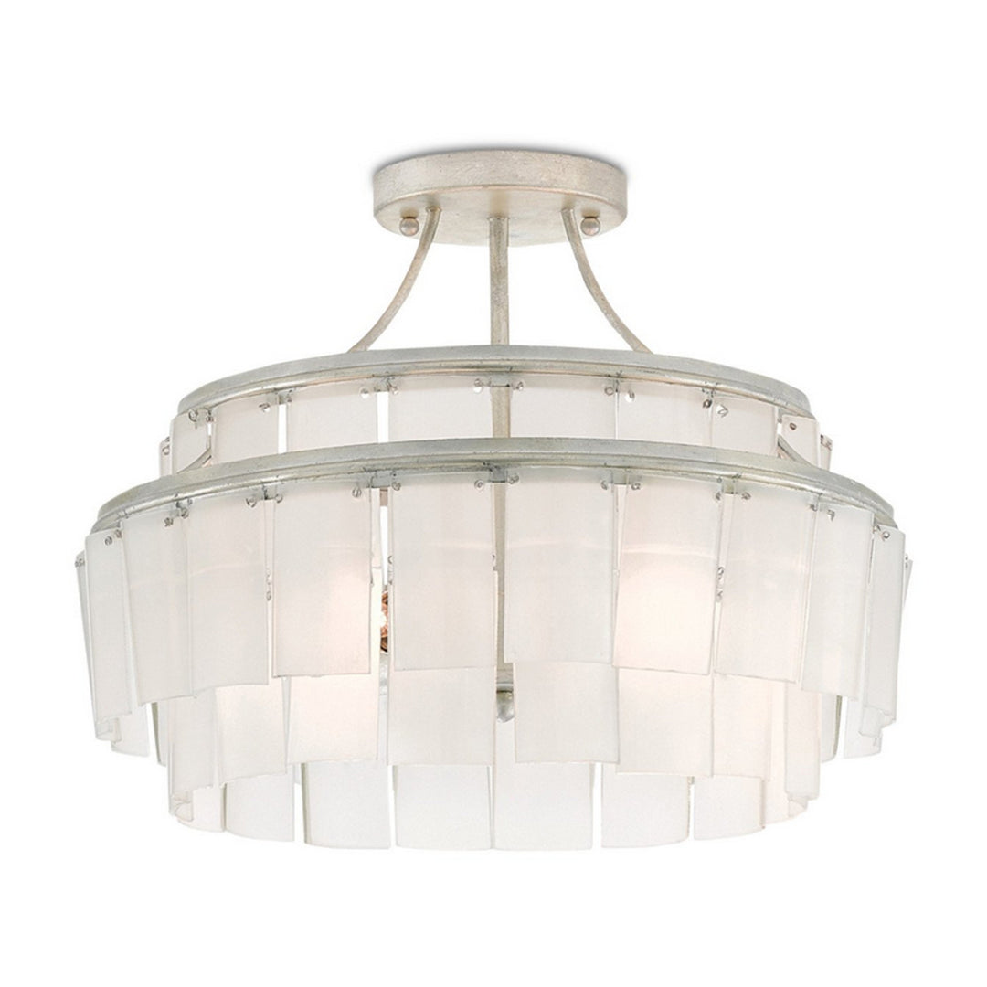 Vintner White Semi-Flush Mount