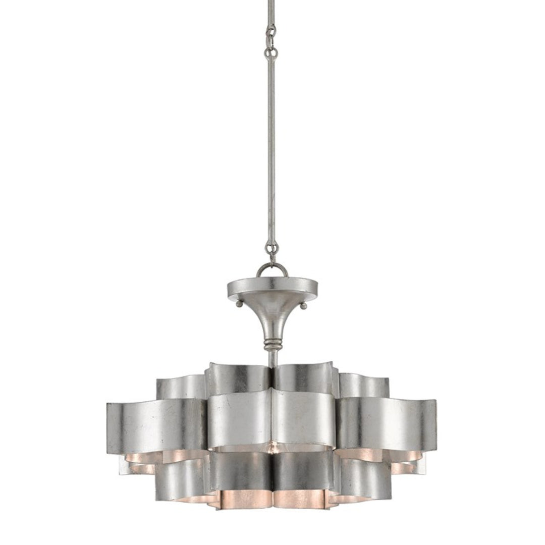 Grand Lotus Small Sliver Chandelier
