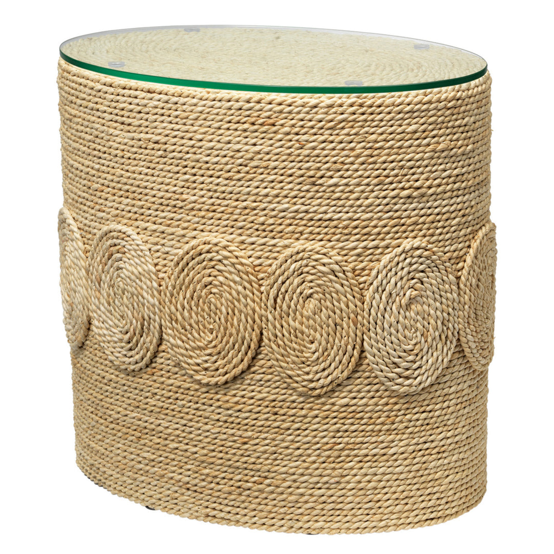 Barbados Oval Side Table