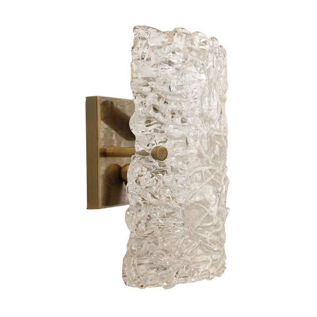 Swan Curved Glass Sconce, Large