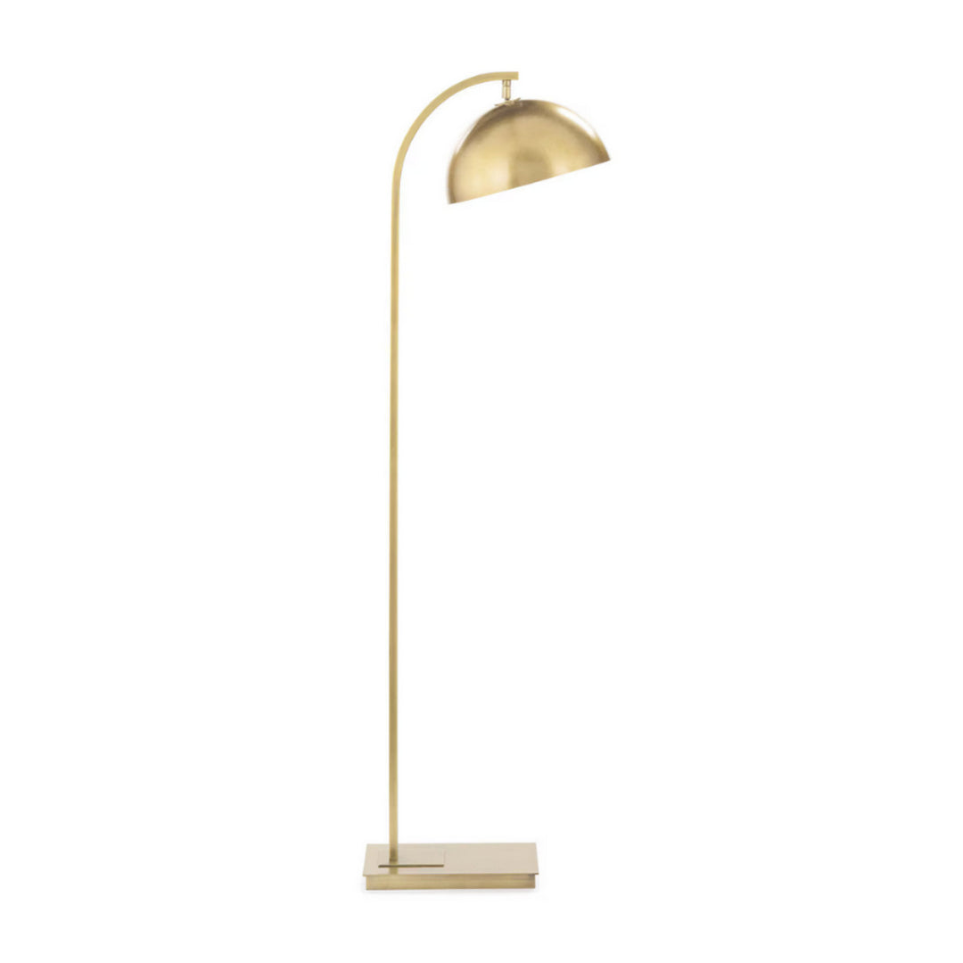 Otto Floor Lamp (Natural Brass)