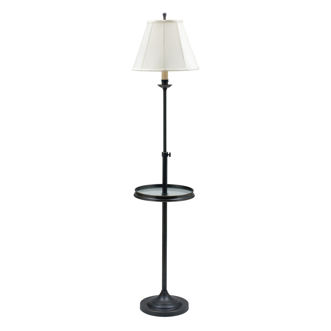 Club Floor Lamp w/Tray - Oil Rubbed Bronze
