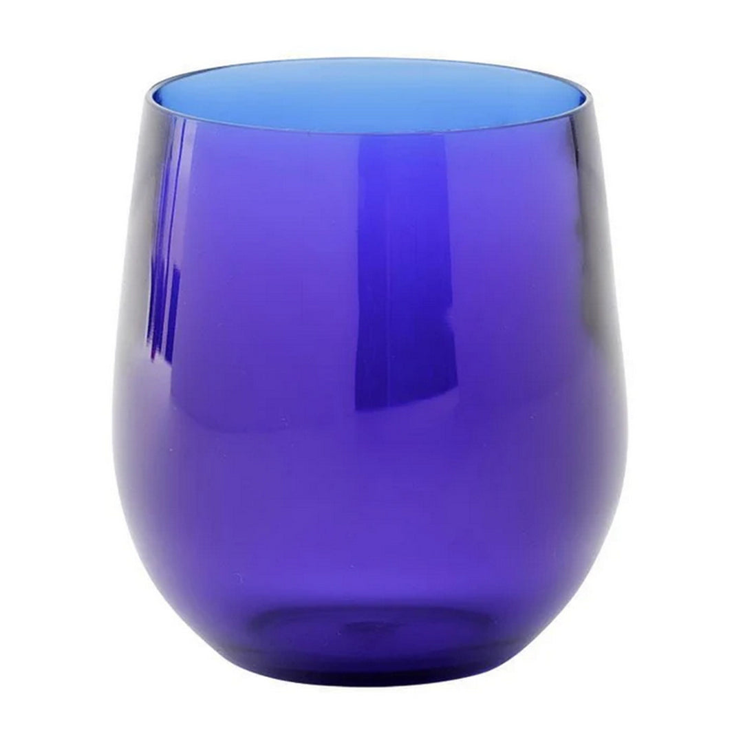 Acrylic 12oz Tumbler Glass in Cobalt