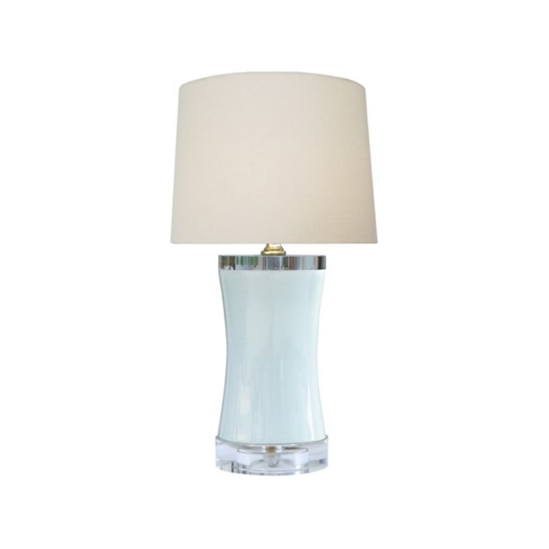 PORCELAIN PALLADIAN BLUE BELL ACCENT LAMP