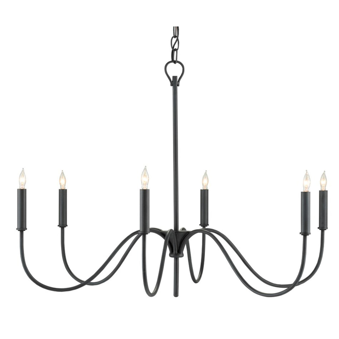 Tirrell Small Black Chandelier