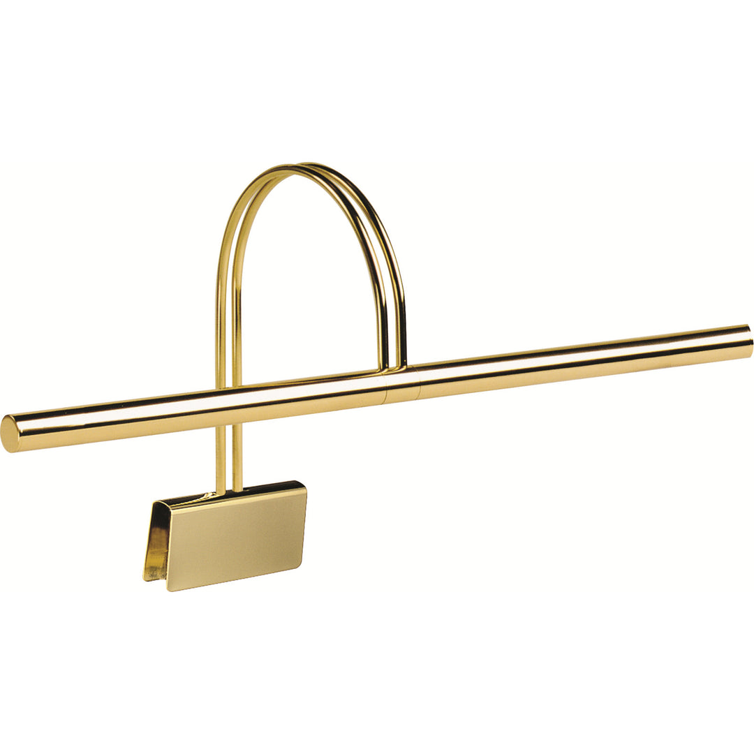 Grand Piano Lamp Slim-line 22" Polished Brass