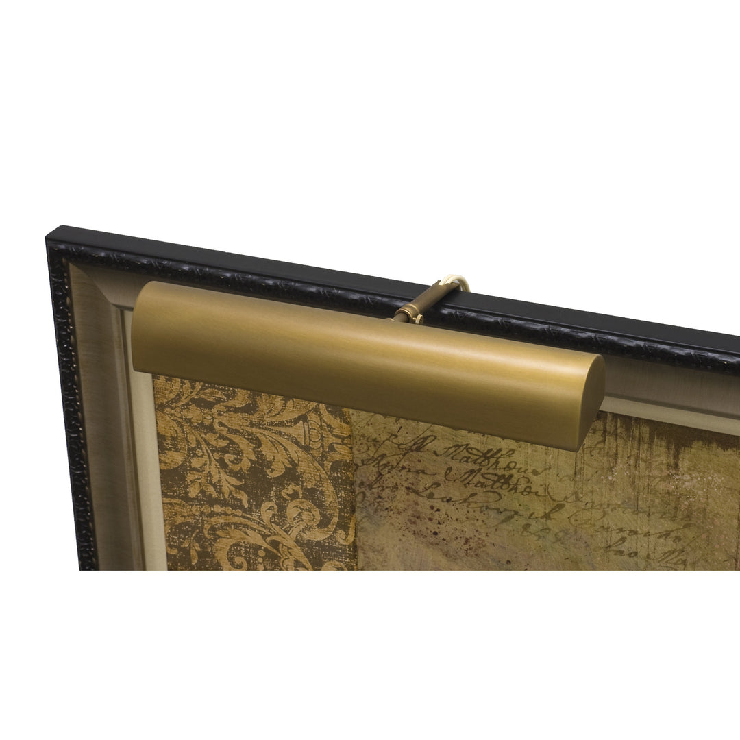 Traditional 14" Weathered Brass Picture Light
