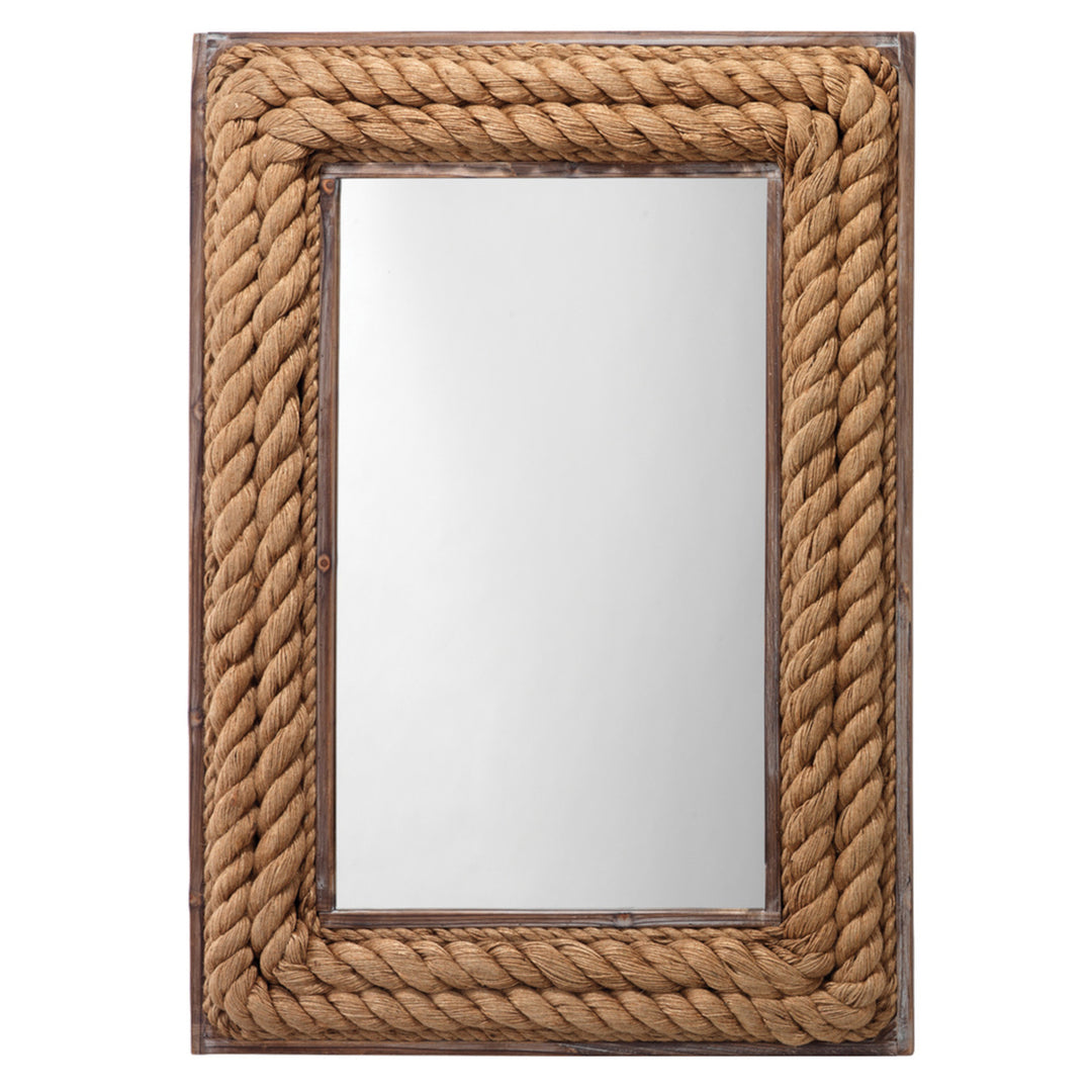 LS Rectangle Jute Mirror