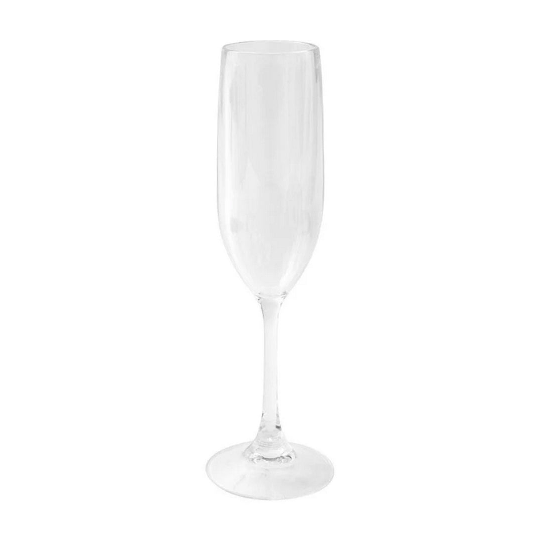 Acrylic Champagne Flute in Crystal Clear