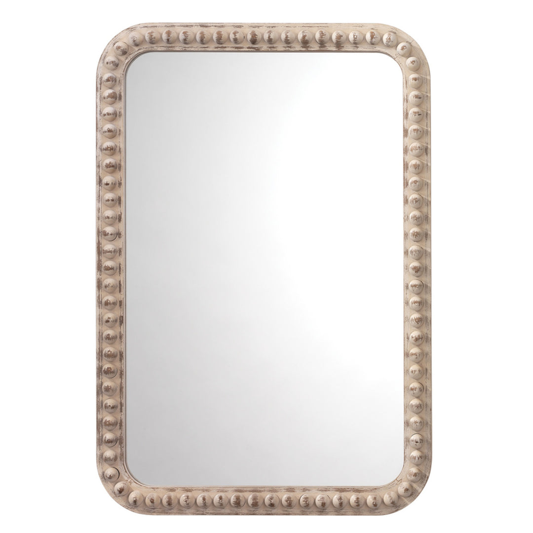 Audrey Beaded Rectangle Mirror
