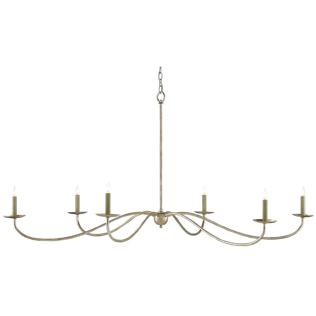 Saxon Large Silver Chandelier