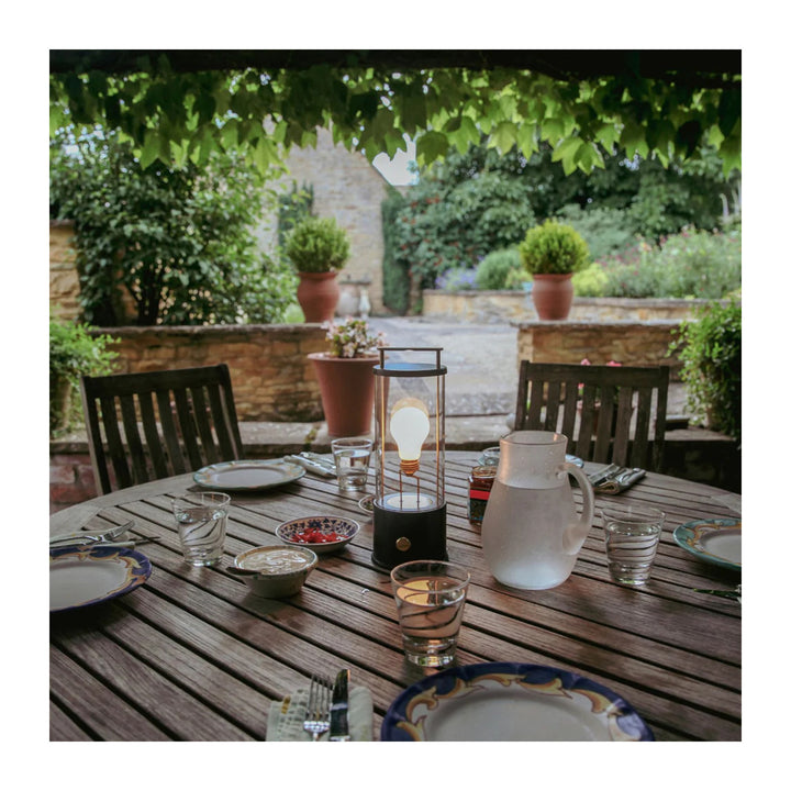 The Muse Portable Lamp in Hackles Black