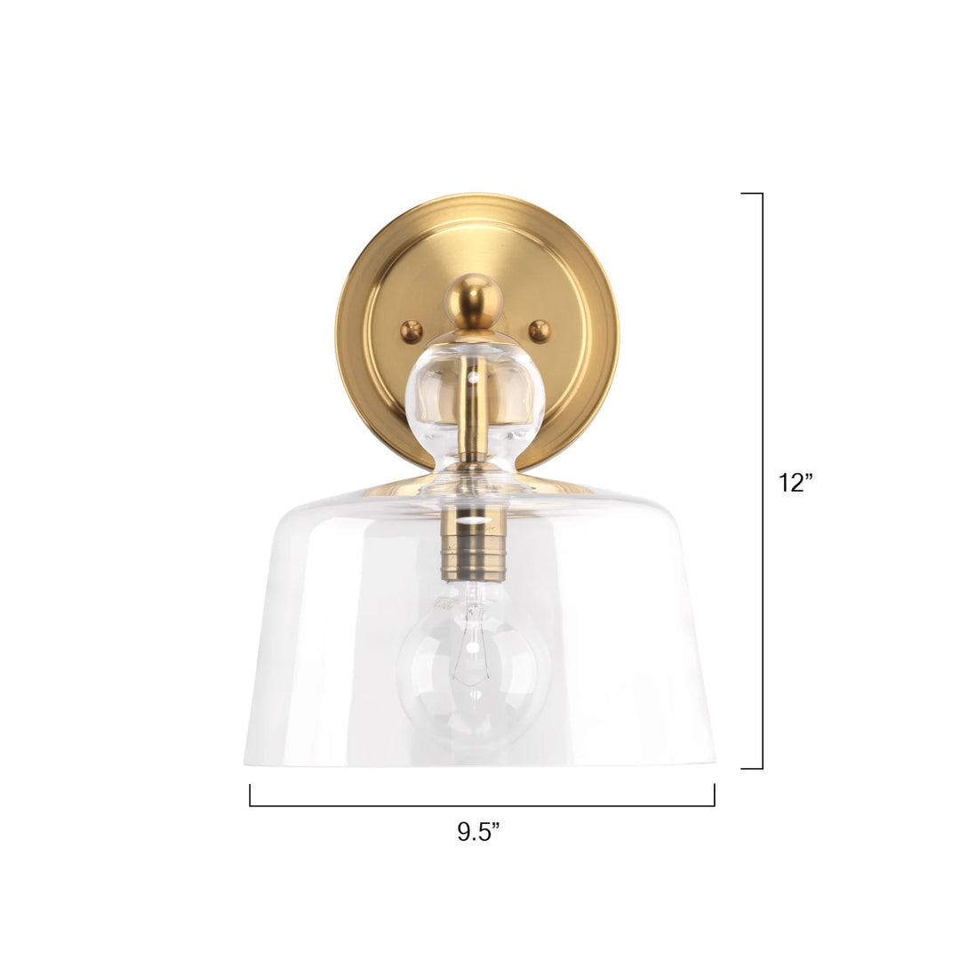 HUDSON WALL SCONCE - BRASS