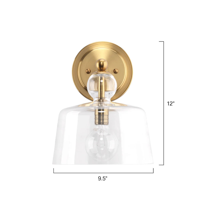 HUDSON WALL SCONCE - BRASS
