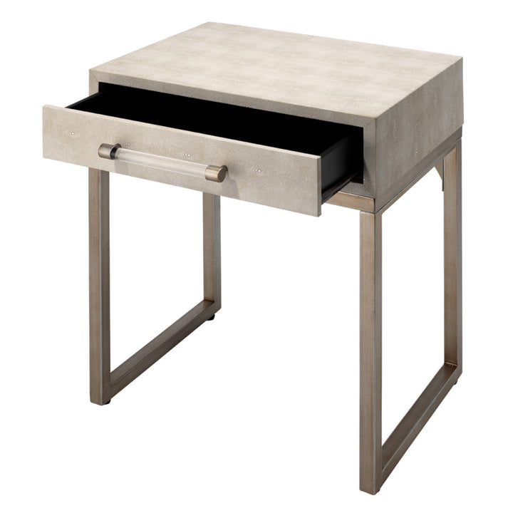 Kain Side Table, Ivory