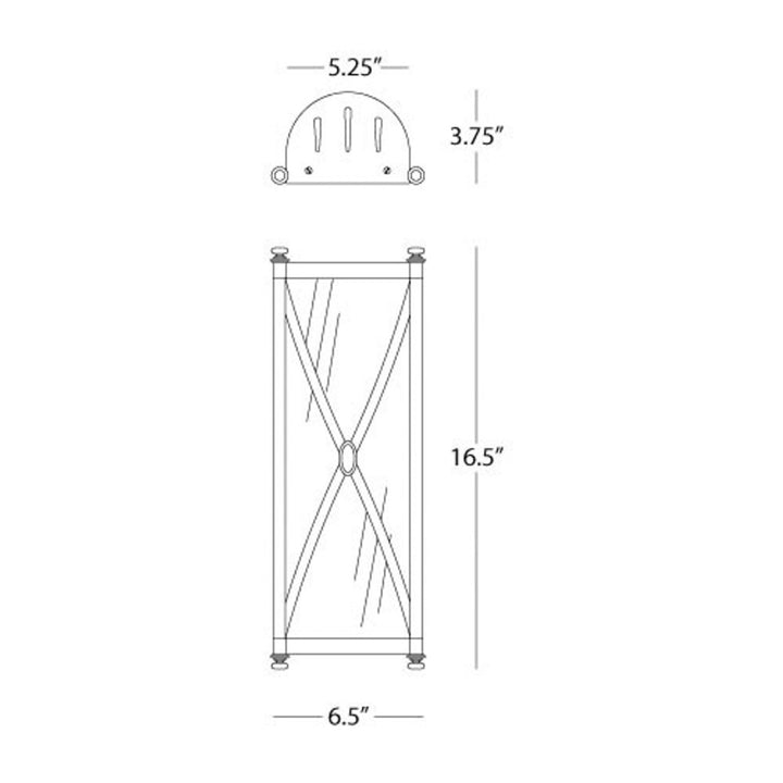 Chase Wall Sconce in Deep Patina Bronze