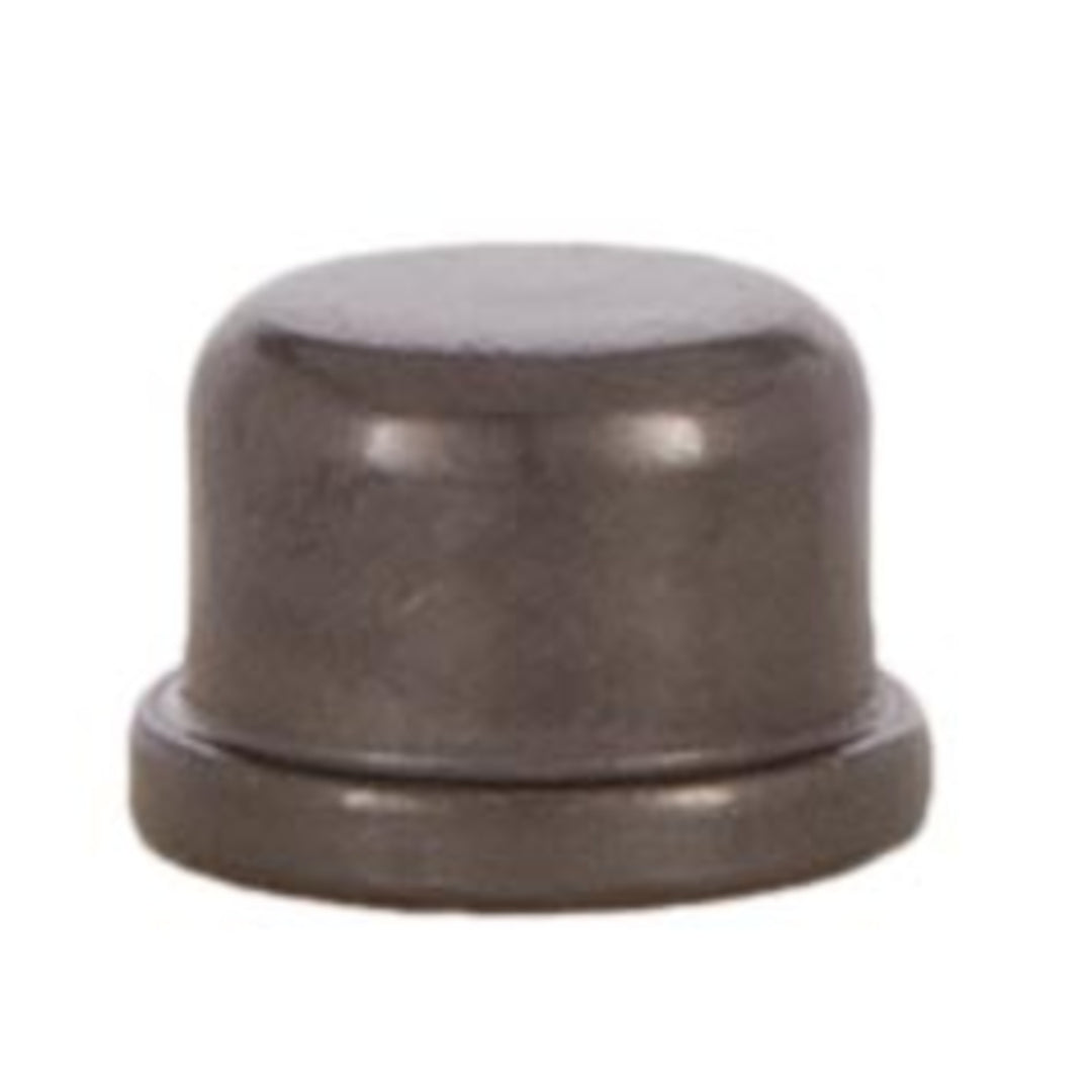 Antique Brass Plated Knob Finial - 9/16" ht
