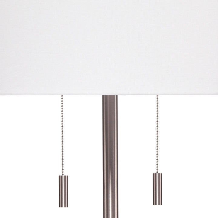 Lincoln Floor Lamp - Matte Silver