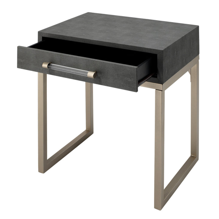 Kain Side Table, Grey