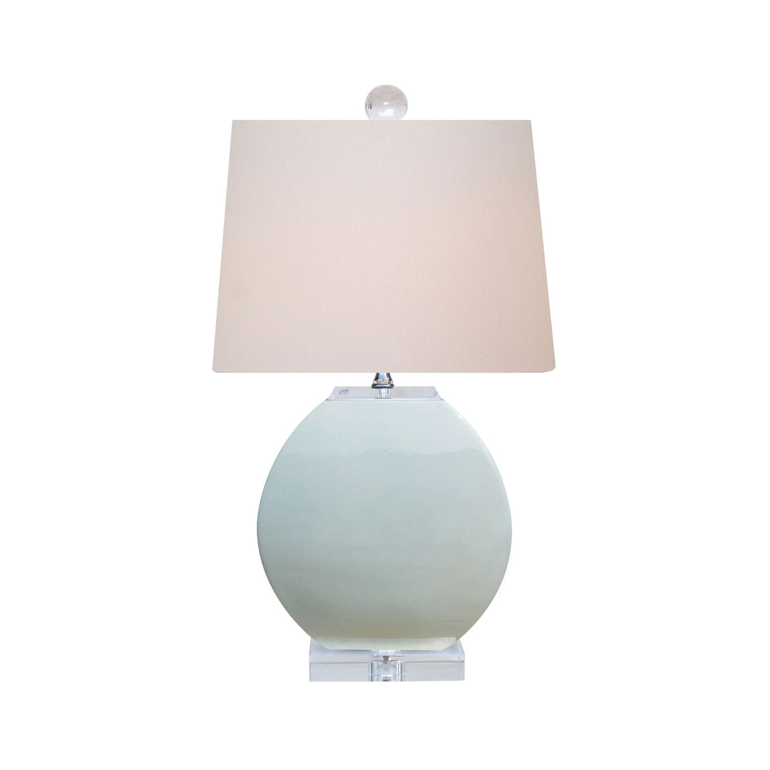 Porcelain Palladian Blue Moon Vase Lamp