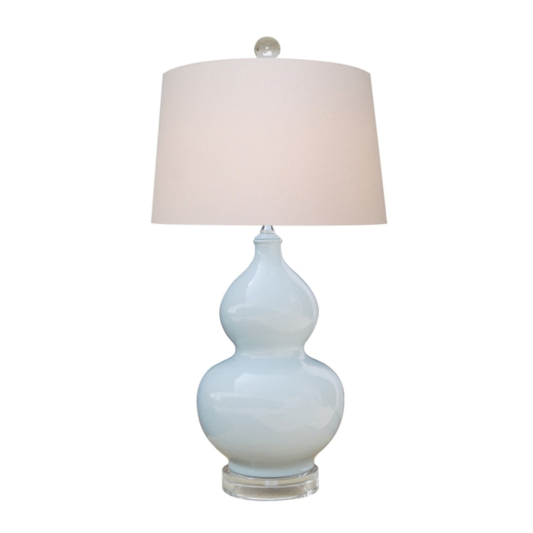 Porcelain Palladian Blue Gourd Lamp