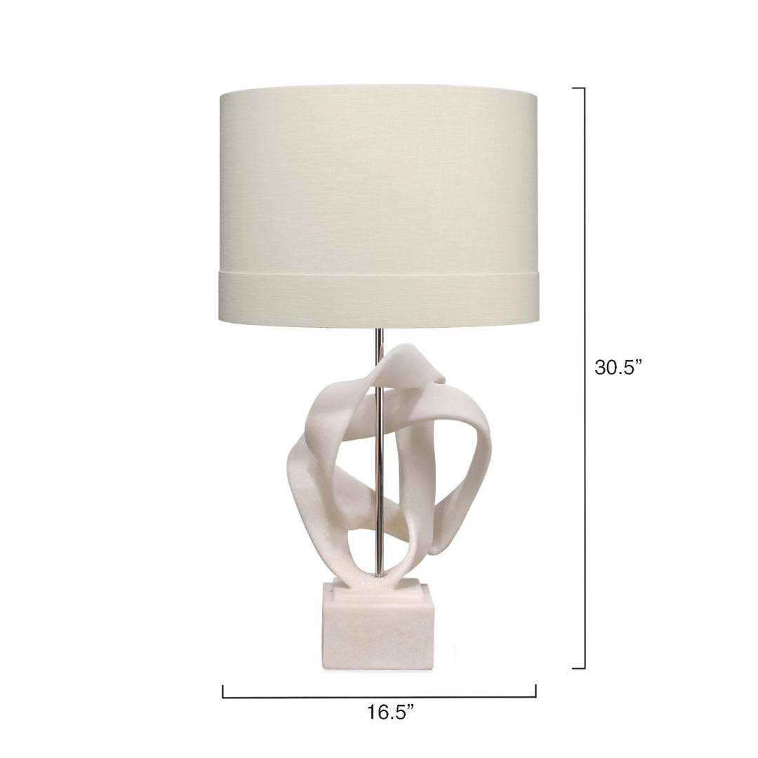 Intertwined Table Lamp - White