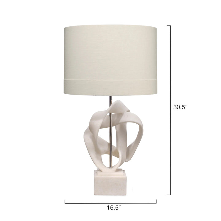Intertwined Table Lamp - White