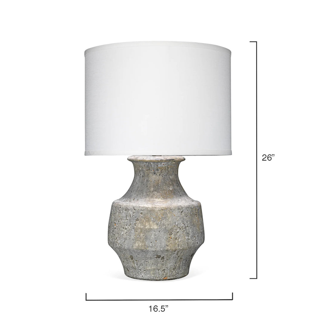 Masonry Table Lamp - Grey