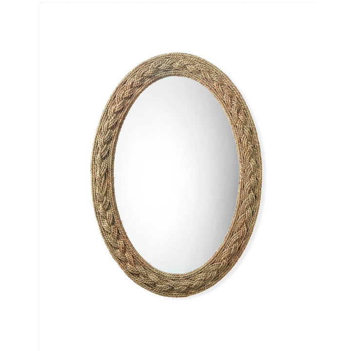 Lark Braided Oval Mirror