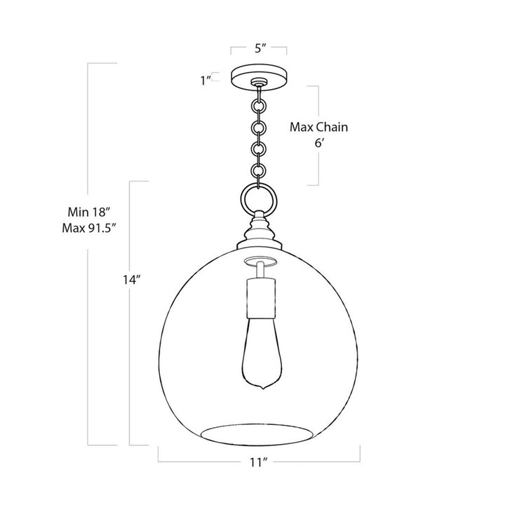 Glass Float Pendant