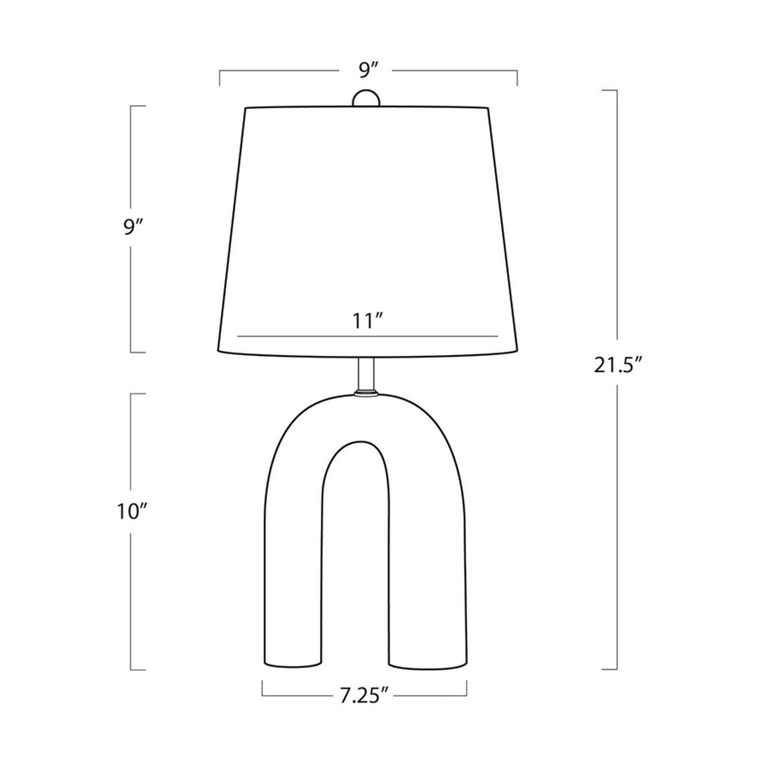 Slinkly Marble Table Lamp