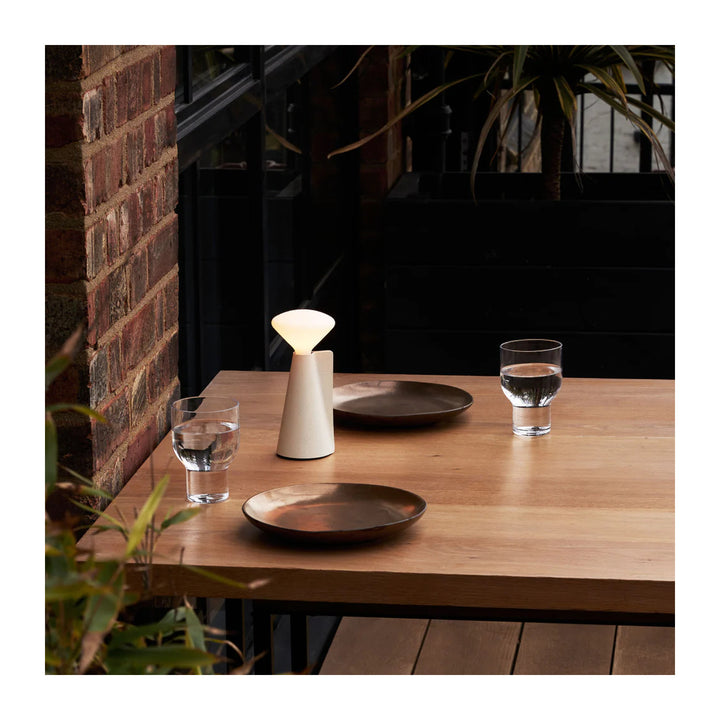 Mantle Portable Lamp in Stone White
