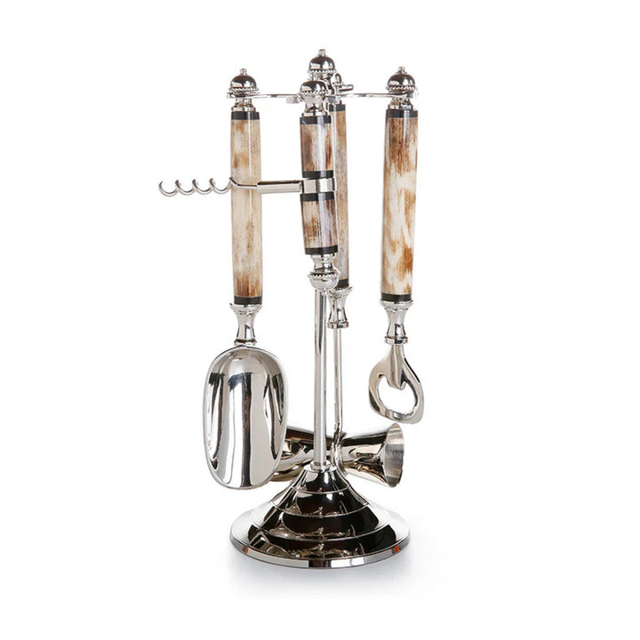 Five Piece Bone Handle Bar Tool Set