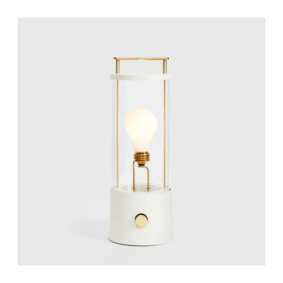 The Muse Portable Lamp in Candlenut White