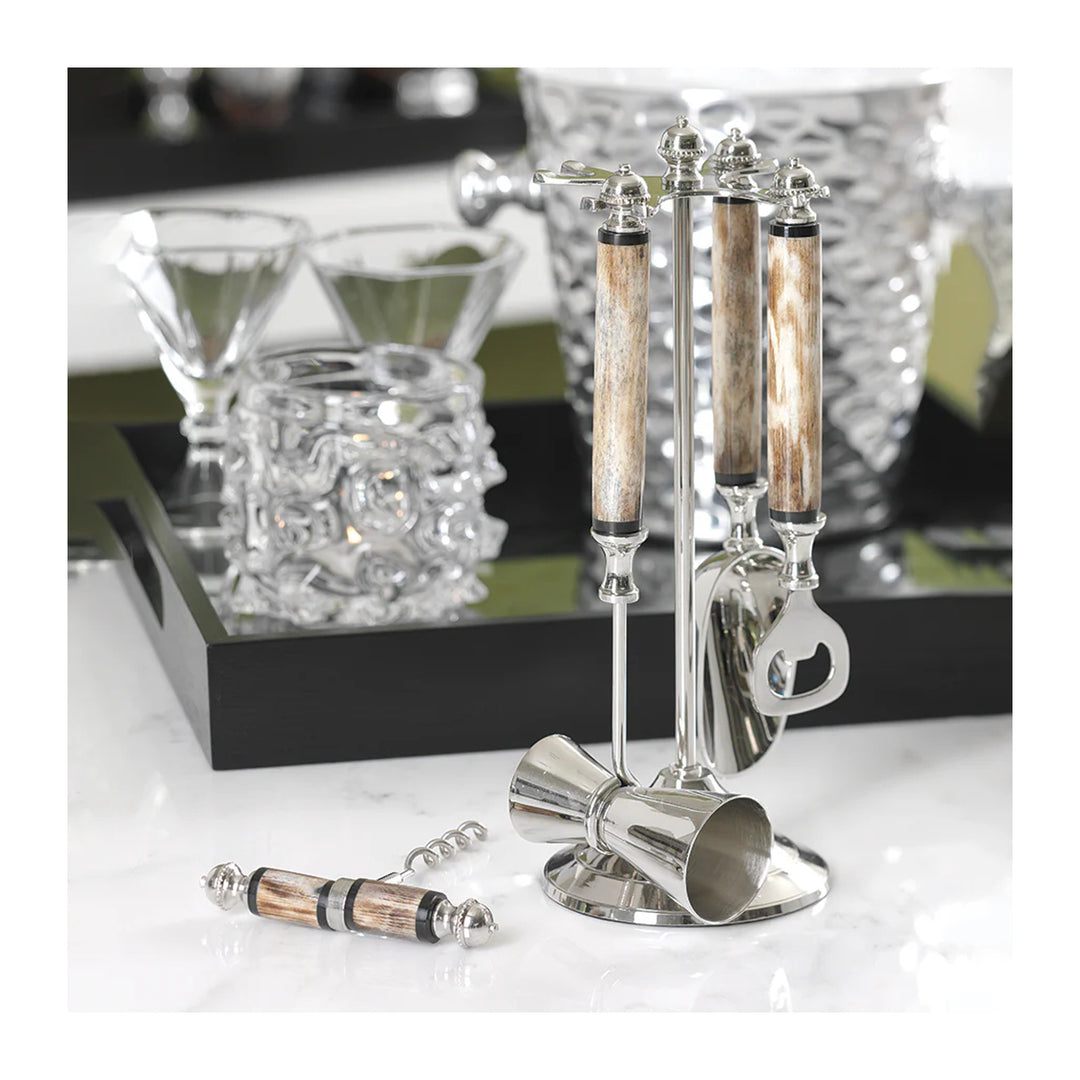 Five Piece Bone Handle Bar Tool Set