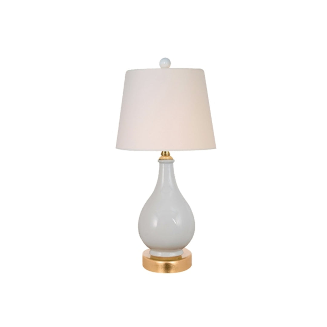 Porcelain Cloud Blue Mini Vase Lamp