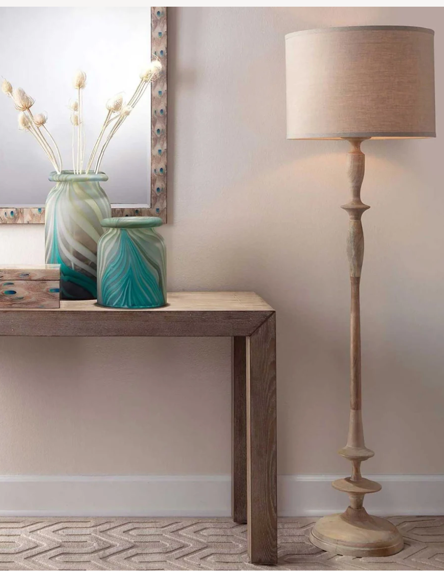 Petite Paro Floor Lamp - Wood