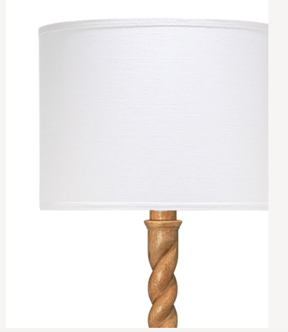 Barley Twist Floor Lamp Brown