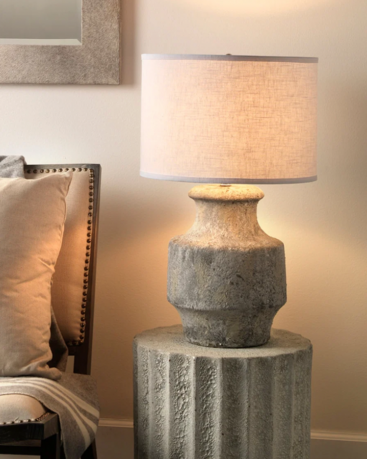 Masonry Table Lamp - Grey
