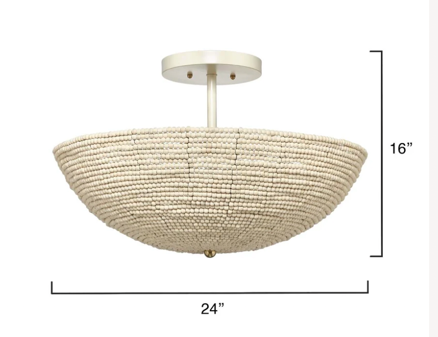 Tsunami Semi Flush Mount